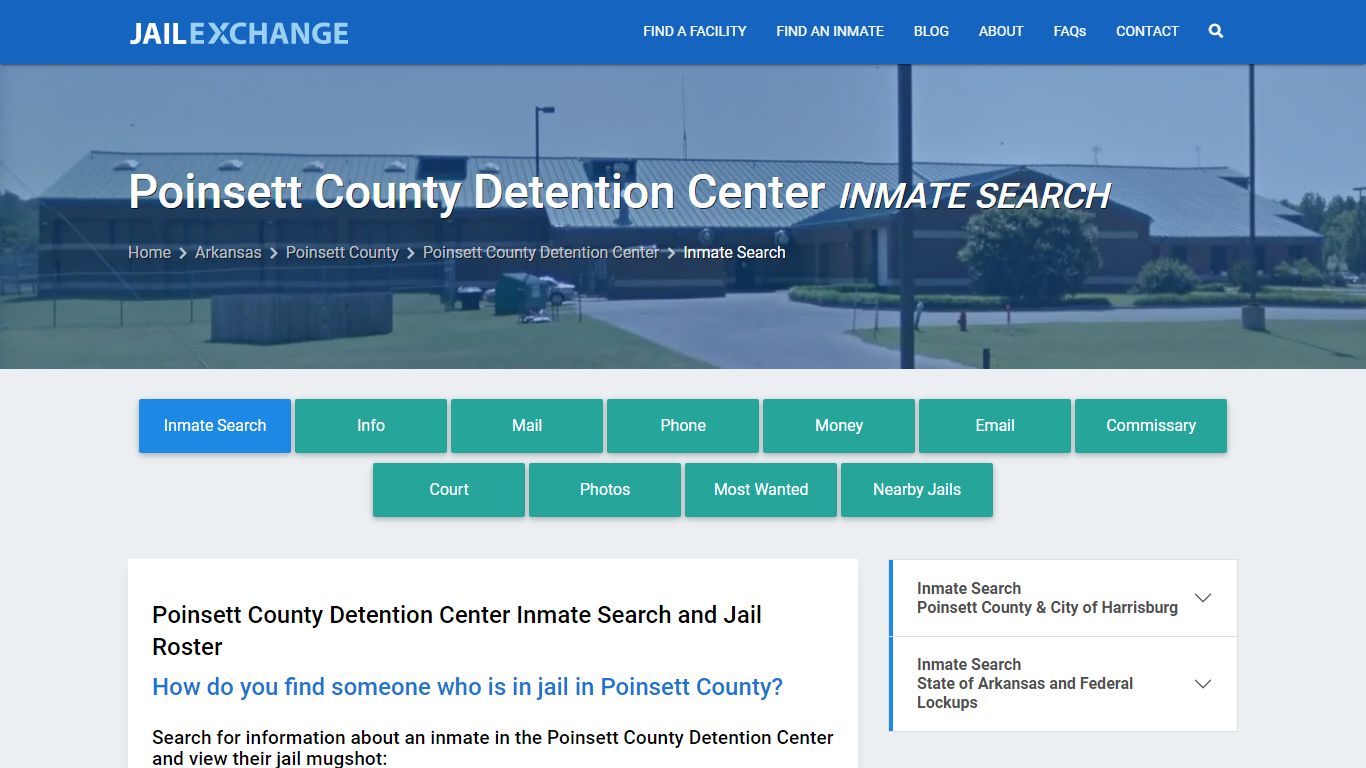 Poinsett County Detention Center Inmate Search - Jail Exchange